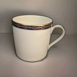 Minton St James Espresso Demitasse Cup Porcelain England Coffee Gold Trim